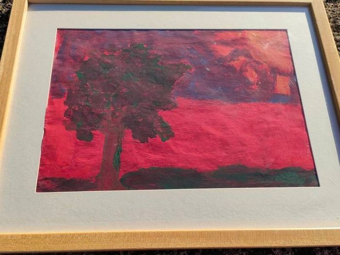 Vintage original Aboriginal pastel