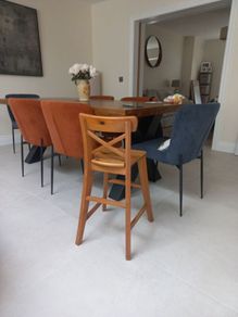 Kids wooden high stool