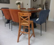 Kids wooden high stool