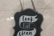 Kitchen sign