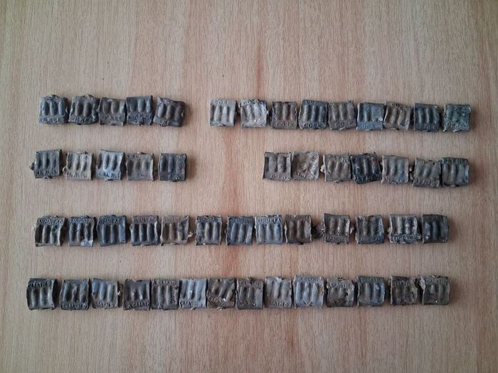 More than 50 vintage post bag lead seals Limerick  Cork Dublin Kilkee Kilrush