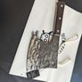 Forged Axe Knife with Octopus Engraving  By Di'Casteel Image 7