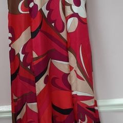new designer maxi silk/cotton dress tags attached