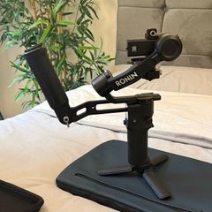 DJI RS 3 Mini with DJI Briefcase Handle and a bag