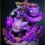 Gastly, Haunter and Gengar resin 3d print Image 3