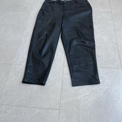 Mint velvet pleather barrel jean