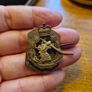 Vintage Military Bi-Metal Royal Army Dental Corps Officers Badge Image 5