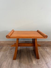 Small wooden side table