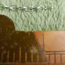 Vintage Handmade Abstract Silver Plated Necklace, Modernist Jewelry Image 8