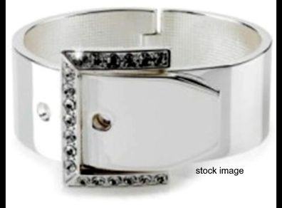 Ladies NEW Silver Chrome Hinged Belt Buckle Adjustable Bangle/ Bracelet By Park Lane