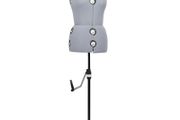 Adjustable Dress Form Female Grey M Size 40-46