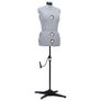 Adjustable Dress Form Female Grey M Size 40-46 Image 5
