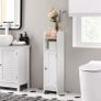 Narrow bathroom cabinet with door Image 2