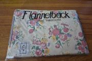 Vintage Flannelback Vinyl Tablecloth