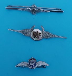 Set Of 3 R.A.F badges