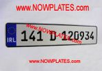 German Plate Pressed with Small No's