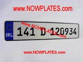 German Plate Pressed with Small No's