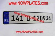 German Plate Pressed with Small No's
