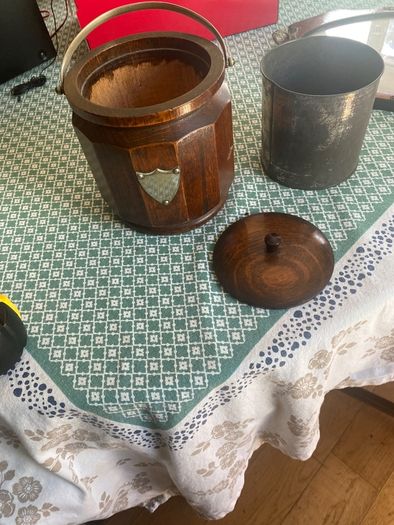 antique biscuit barrel