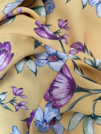 Primark ladies yellow floral top new