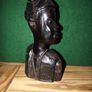 Hand Carved Wood Busts. Image 5