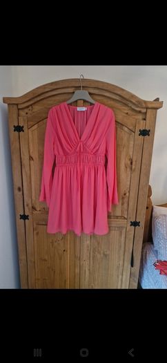 In The Style Coral Pink Dress