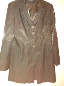 Ladies 3/4 black dressy coat..REDUCED TO