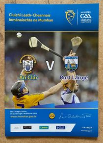 2016 Clare v Waterford - GAA Munster Senior Hurling Championship Semi-Final Programme