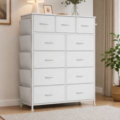 Chest of Drawers with Pockets 11 Fabric Drawers Storage Organiser Unit