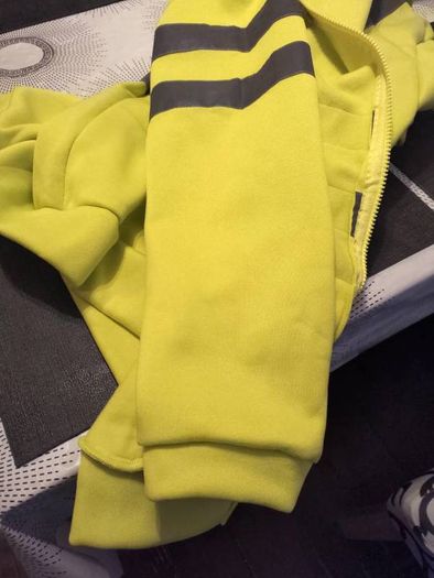 Hi-Vis Zipped Jumper Hoodie