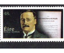 2005 Ireland Centenary of Arthur Griffith Essays Commemorative Stamp Mint Never Hinged (MNH)