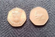 2 x 1988 Ireland 50p Coins, Both Types