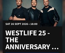 Westlife Bronze VIP 29 Sept