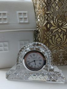 Waterford Crystal Small Mantel Clock