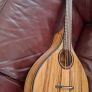 Custom handmade all black limba bouzouki Image 2