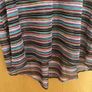 RI Metallic Threads Striped Cold Shoulder Top New       Missoni-like Image 5