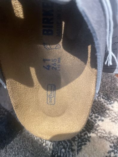Birkenstock Boston grey d sad size 7.5