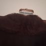 1960s Vintage Suede Brown Coat with mink fur trim (Dun Laoghaire) Image 5