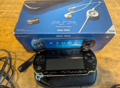 Sony PSP PlayStation Portable 1003 modded/jailbroken handheld gaming console with games