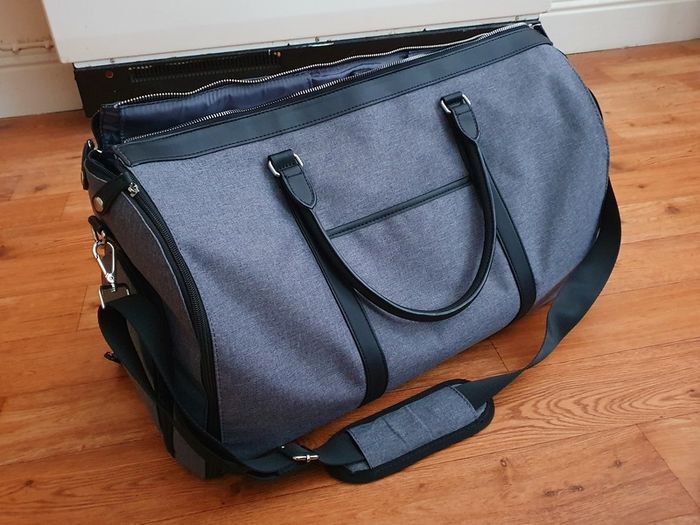 Weekender Travel Bag with Suit Carrier & Shoe Compartment