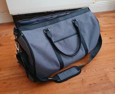 Weekender Travel Bag with Suit Carrier & Shoe Compartment