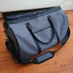 Weekender Travel Bag with Suit Carrier & Shoe Compartment