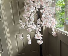 New XL 210cm high fully lit hanging blossom tree