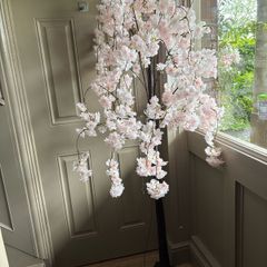 New XL 210cm high fully lit hanging blossom tree