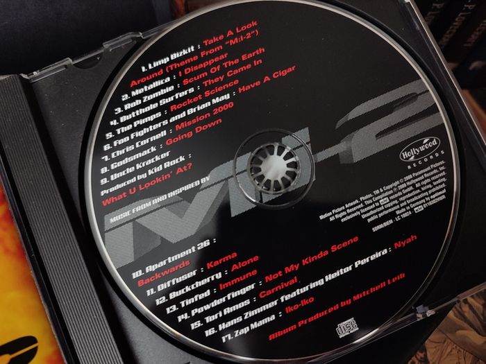 Mission Impossible 2: Music From And Inspired By! Soundtrack ! 2000 ! CD !