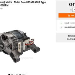 Used Hotpoint Motor and PCB
