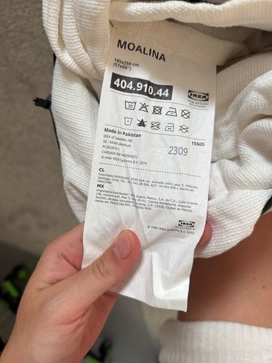 2x Ikea MOALINA curtains