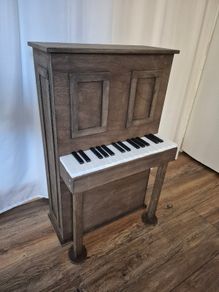 Photography prop - wooden piano