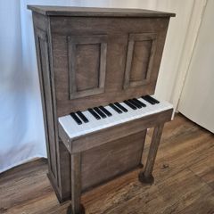 Photography prop - wooden piano