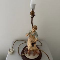 Vintage figurine lamp